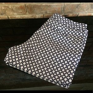 Banana Republic Hampton Fit Sz 8 Blue And White